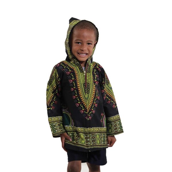 Kids Traditional Print Hoodie Jacket