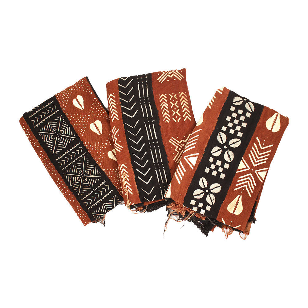 African Mudcloth Fabric / Bambara Mud Cloth / Bogolan Fabric From